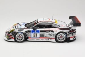 Porsche 911 991.1 GT3 R #21 WTM Racing J. Stursberg / V. Krumbach 24h Nurburgring 2016 Minichamps 1:18 155166021 Metal - imaginea 3 din 6