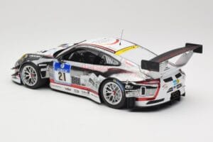 Porsche 911 991.1 GT3 R #21 WTM Racing J. Stursberg / V. Krumbach 24h Nurburgring 2016 Minichamps 1:18 155166021 Metal - imaginea 5 din 6
