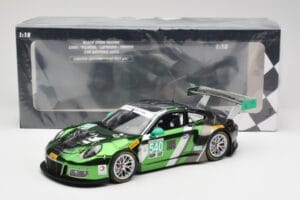 Porsche 911 991.1 GT3 R #540 Black Swan Racing P. Long / T. Pilgrim 24h Daytona 2016 Minichamps 1:18 155166540 Metal - imaginea 6 din 6