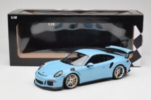 Porsche 911 991.1 GT3 RS Albastru Jante Mate Minichamps 1:18 153066235 Metal - imaginea 6 din 6