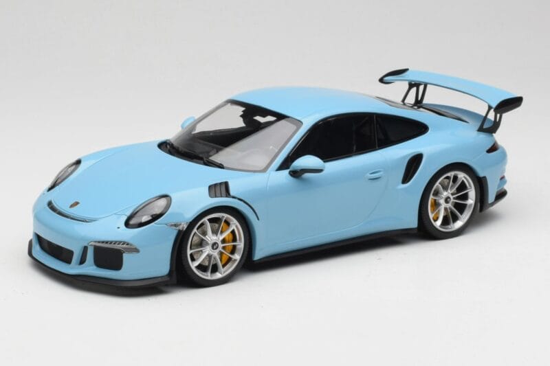 Porsche 911 991.1 GT3 RS Albastru Jante Mate Minichamps 1:18 153066235 Metal