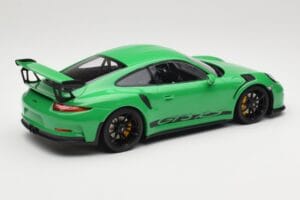 Porsche 911 991.1 GT3 RS Verde Jante Negre Minichamps 1:18 153066228 Metal - imaginea 2 din 6