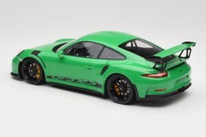 Porsche 911 991.1 GT3 RS Verde Jante Negre Minichamps 1:18 153066228 Metal - imaginea 5 din 6