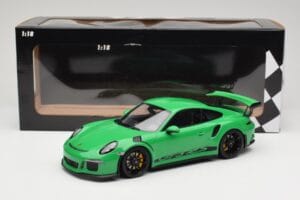 Porsche 911 991.1 GT3 RS Verde Jante Negre Minichamps 1:18 153066228 Metal - imaginea 6 din 6
