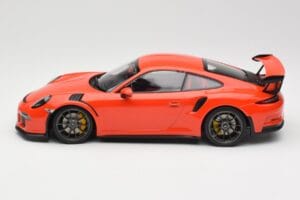 Porsche 911 991.1 GT3 RS Lava Orange Minichamps 1:18 155066220 Metal - imaginea 3 din 6