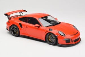 Porsche 911 991.1 GT3 RS Lava Orange Minichamps 1:18 155066220 Metal - imaginea 4 din 6