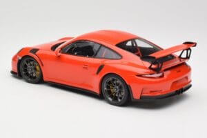 Porsche 911 991.1 GT3 RS Lava Orange Minichamps 1:18 155066220 Metal - imaginea 5 din 6