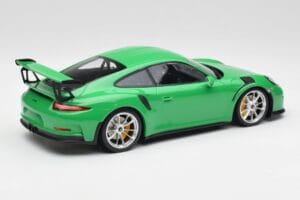 Porsche 911 991.1 GT3 RS Lizard Verde & Roți Argintii Minichamps 1:18 153066229 Metal - imaginea 2 din 6