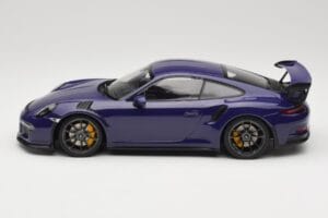 Porsche 911 991.1 GT3 RS Ultraviolet Minichamps 1:18 155066221 Metal - imaginea 3 din 6