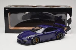 Porsche 911 991.1 GT3 RS Ultraviolet Minichamps 1:18 155066221 Metal - imaginea 6 din 6