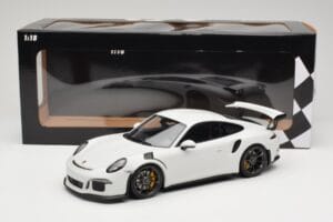 Porsche 911 991.1 GT3 RS Alb Jante Negre Minichamps 1:18 153066224 Metal - imaginea 6 din 6