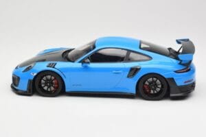 Porsche 911 991.2 GT2 RS Albastru cu Jante Negre Minichamps 1:18 155068308 Metal - imaginea 3 din 6