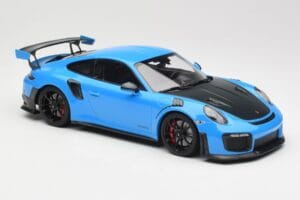 Porsche 911 991.2 GT2 RS Albastru cu Jante Negre Minichamps 1:18 155068308 Metal - imaginea 4 din 6