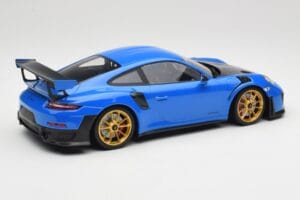 Porsche 911 991.2 GT2 RS Albastru cu Jante Aurii Minichamps 1:18 155068302 Metal - imaginea 2 din 6