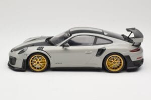 Porsche 911 991.2 GT2 RS Chalk Weissach Package Jante Aurii Minichamps 1:18 155068304 Metal - imaginea 3 din 6