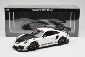 Porsche 911 991.2 GT2 RS Manthey Racing Alb Minichamps 1:18 MR-911-GT3RS-1802-W Metal - imaginea 6 din 6