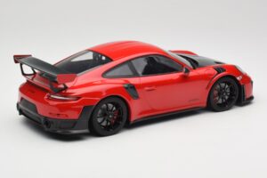 Porsche 911 GT2 RS 991.2 Roșu Jante Negre Minichamps 1:18 155968307 Metal - imaginea 2 din 6