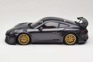 Porsche 911 991.2 GT2 RS Weissach Package Purple Metallic Cu Jante Magneziu Auriu Minichamps 1:18 153068322 Metal - imaginea 3 din 6