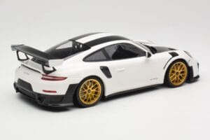 Porsche 911 991.2 GT2 RS Weissach Package Alb Cu Jante Aurii Minichamps 1:18 153068308 Metal - imaginea 2 din 6