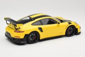 Porsche 911 991.2 GT2 RS Weissach Package Galben cu Jante Negre Minichamps 1:18 155068311 Metal - imaginea 2 din 6