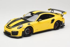 Porsche 911 991.2 GT2 RS Weissach Package Galben cu Jante Negre Minichamps 1:18 155068311 Metal