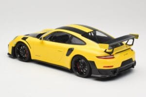 Porsche 911 991.2 GT2 RS Weissach Package Galben cu Jante Negre Minichamps 1:18 155068311 Metal - imaginea 5 din 6