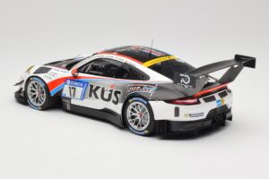 Porsche 911 991.2 GT3 R #17 Kues Team 75 Bernhard M. Christensen / K. Cairoli 24 Hours of Nurburgring 2018 Minichamps 1:18 15 - imaginea 5 din 6
