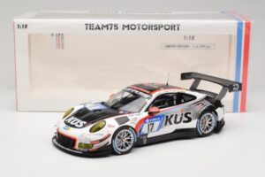 Porsche 911 991.2 GT3 R #17 Kues Team 75 Bernhard M. Christensen / K. Cairoli 24 Hours of Nurburgring 2018 Minichamps 1:18 15 - imaginea 6 din 6
