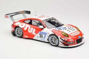 Porsche 911 991.2 GT3 R #31 Frikadelli Racing K. Bachler / M. Christensen 24 Hours of Nurburgring 2017 Minichamps 1:18 155176 - imaginea 4 din 6