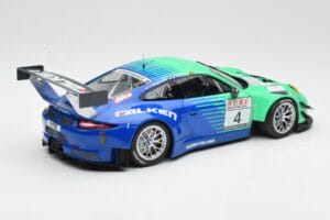 Porsche 911 991.2 GT3 R #4 Falken Motorsports J. Bergmeister / M. Ragginger VLN Westfalenfahrt 2017 Minichamps 1:18 155176904 - imaginea 2 din 6