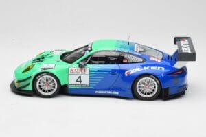 Porsche 911 991.2 GT3 R #4 Falken Motorsports J. Bergmeister / M. Ragginger VLN Westfalenfahrt 2017 Minichamps 1:18 155176904 - imaginea 3 din 6