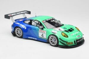Porsche 911 991.2 GT3 R #4 Falken Motorsports J. Bergmeister / M. Ragginger VLN Westfalenfahrt 2017 Minichamps 1:18 155176904 - imaginea 4 din 6