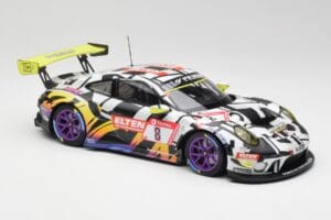 Porsche 911 991.2 GT3 R #8 Iron Force Ring Police 24 Hours Nürburgring 2019 Minichamps 1:18 153196088 Metal - imaginea 4 din 6