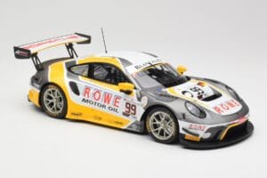 Porsche 911 991.2 GT3 R #99 Rowe Racing D. Olsen / M. Campbell 24 Hours of Spa 2019 Minichamps 1:18 155196099 Metal - imaginea 4 din 6