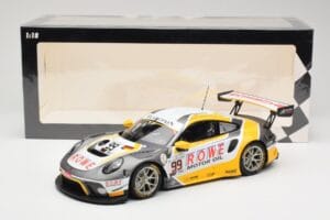 Porsche 911 991.2 GT3 R #99 Rowe Racing D. Olsen / M. Campbell 24 Hours of Spa 2019 Minichamps 1:18 155196099 Metal - imaginea 6 din 6