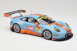 Porsche 911 991.2 GT3 R Pacific Gulf Racing #9 J. Lammers / K. Miura Super GT 300 Series 2017 Minichamps 1:18 155176909 Metal - imaginea 4 din 6