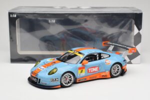 Porsche 911 991.2 GT3 R Pacific Gulf Racing #9 J. Lammers / K. Miura Super GT 300 Series 2017 Minichamps 1:18 155176909 Metal - imaginea 6 din 6