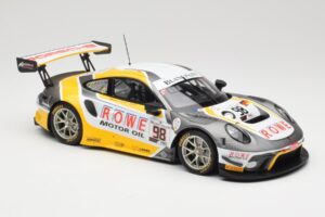 Porsche 911 991.2 GT3 R Rowe Racing #98 N. Muller / R. Dumas / M. Jaminet 24 Hours of Spa 2019 Minichamps 1:18 155196098 Meta - imaginea 4 din 6