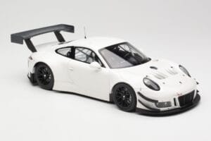 Porsche 911 991.2 GT3 R Alb cu Jante Negre Minichamps 1:18 155186900 Metal - imaginea 4 din 6