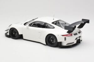 Porsche 911 991.2 GT3 R Alb cu Jante Negre Minichamps 1:18 155186900 Metal - imaginea 5 din 6