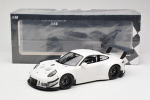 Porsche 911 991.2 GT3 R Alb cu Jante Negre Minichamps 1:18 155186900 Metal - imaginea 6 din 6