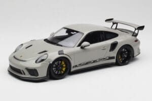 Porsche 911 991.2 GT3 RS Chalk Wording Jante Negre Minichamps 1:18 153068230 Metal