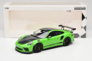 Porsche 911 991.2 GT3 RS Weissach Package Verde Minichamps 1:18 153068233 Metal - imaginea 6 din 6