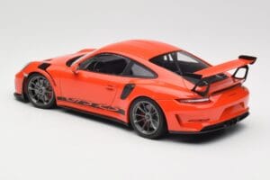 Porsche 911 991.2 GT3 RS Lava Orange & Jante Argintii Minichamps 1:18 155068225 Metal - imaginea 5 din 6