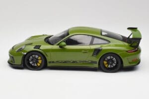 Porsche 911 991.2 GT3 RS Lizard Verde Cu Jante Negre Minichamps 1:18 155068233 Metal - imaginea 3 din 6