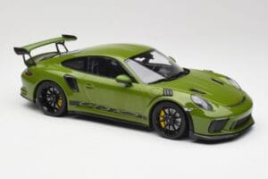 Porsche 911 991.2 GT3 RS Lizard Verde Cu Jante Negre Minichamps 1:18 155068233 Metal - imaginea 4 din 6