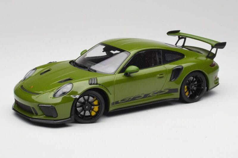 Porsche 911 991.2 GT3 RS Lizard Verde Cu Jante Negre Minichamps 1:18 155068233 Metal