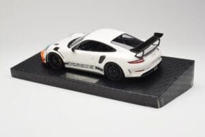 Porsche 911 991.2 GT3 RS Manthey Racing Alb & Albastru & Portocaliu Minichamps 1:18 MR-911-GT3RS-1805 Metal - imaginea 5 din 6