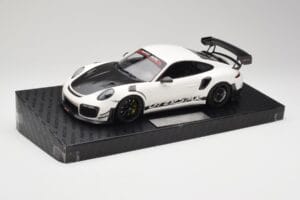 Porsche 911 991.2 GT3 RS Manthey Racing Alb Minichamps 1:18 MR-911-GT3RS-1801 Metal - imaginea 2 din 6