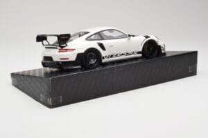 Porsche 911 991.2 GT3 RS Manthey Racing Alb Minichamps 1:18 MR-911-GT3RS-1801 Metal - imaginea 3 din 6